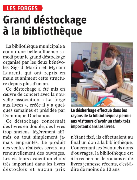 18 10 2022 BIBLIOTHEQUE LES FORGES