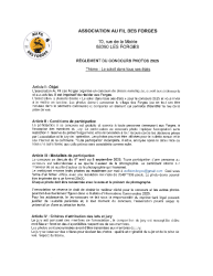 Règlement concours photo 2025