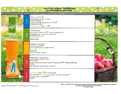 Menus 16 au 27 mars 2026