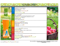 Menus du 13 au 17 avril 2026